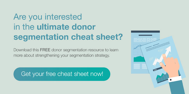 Download our donor segmentation cheat sheet for free!